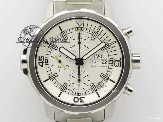 MIROTIME 1223 FastDry Portugieser Chronograph IW371615 ZF Best Edition Green Dial on SS Bracelet A7750 (Slim Movement) 7038